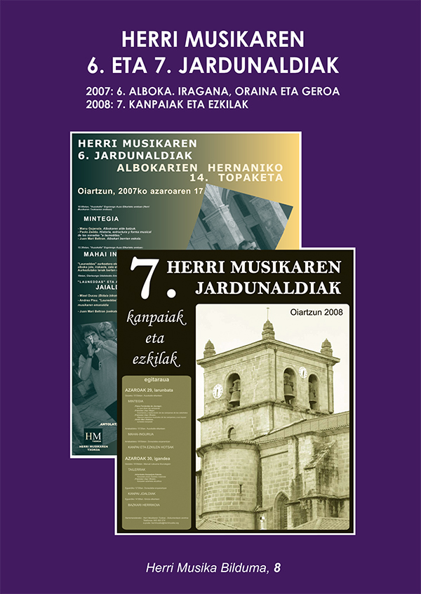 HERRI MUSIKAREN 6. ETA 7. JARDUNALDIAK